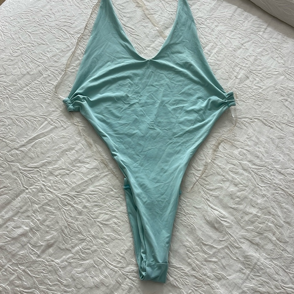 Sky Blue sexy swimsuit.